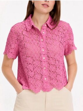 Kate Spade Bloom Flower Lace Top